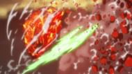Rock Lee and various other Taijutsu specialists combining their power of the Sixth Gates to destroy a meteor (Image via Studio Pierrot)